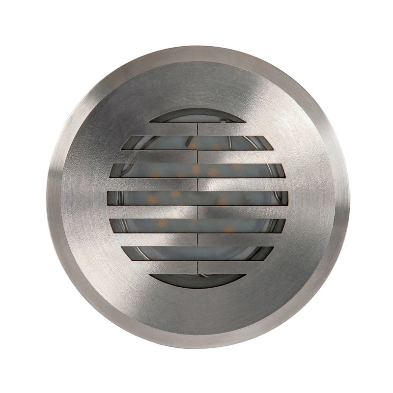 Monnier Black/Silver Low Voltage Integrated LED Metal Deck Light