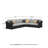 Hettie 4-Piece Outdoor Sectional-123383287-123383288