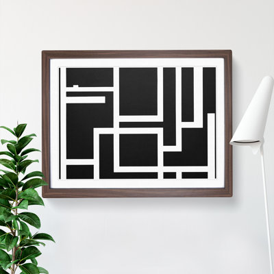 Cubism Abstract - Framed Print