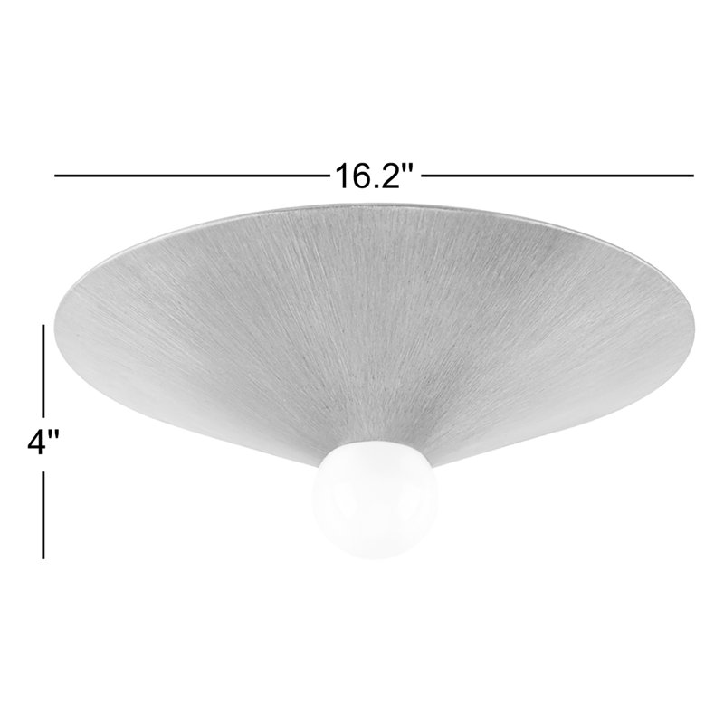 Summit 1 - Light Flush Mount, Graphite Gray