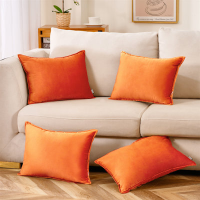 Velvet Reversible Throw Pillow