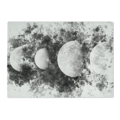 Tempered Glass Moons of Jupiter Chopping Board