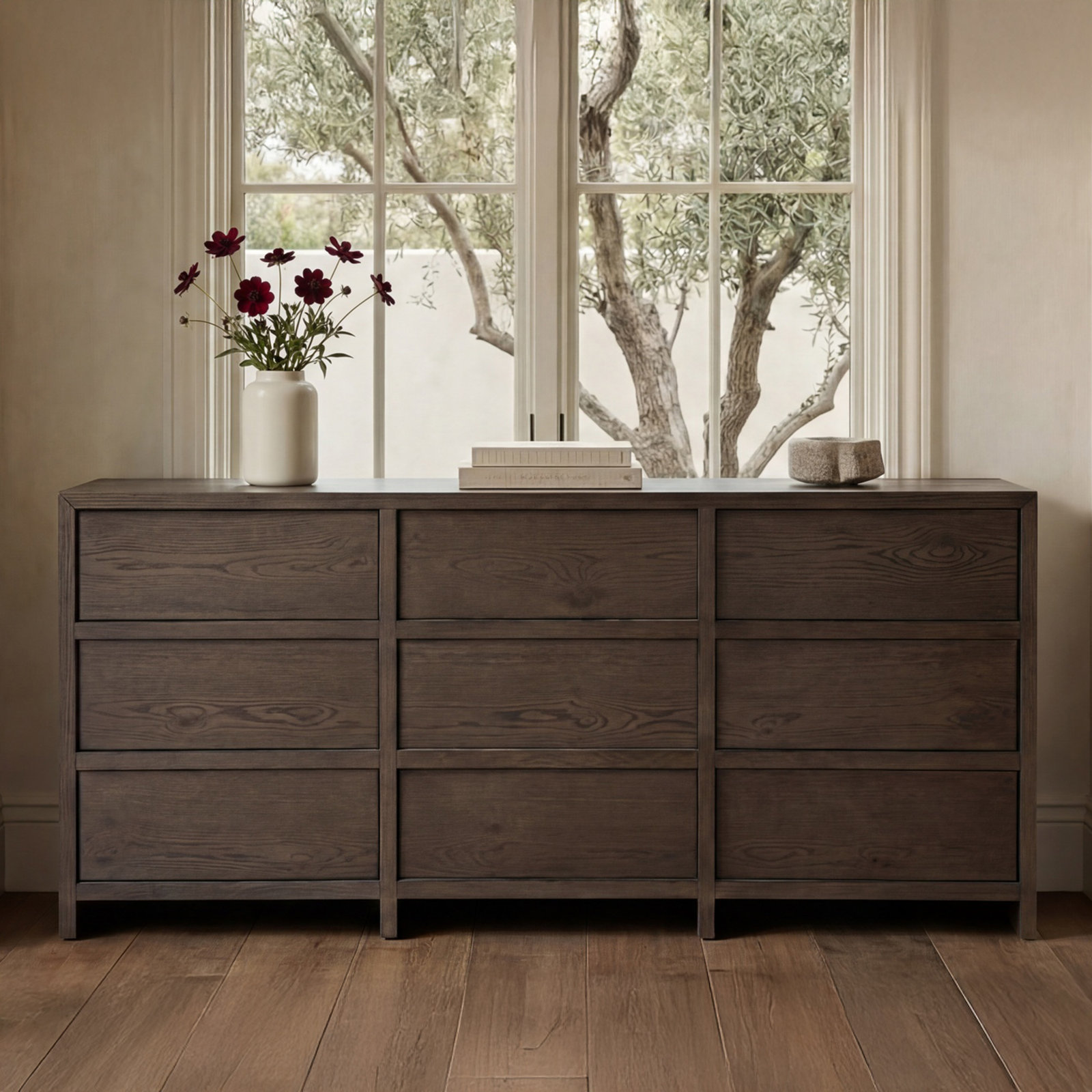 73" Oak Dresser