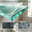 Porte de douche coulissante à triple vantail de 122 cm (L) x 193 cm (H) avec verre clair de 8 mm (5/16 po) et cadre en acier inoxydable chromé