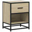 Amberle 40cm W Metal Bedside Table-1813703548-1822185848