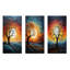 Spiritual Embrace Baobab Tree - ensemble d'art mural en métal sur 3 branches-1118853066
