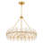 Abigail 6-Light Brushed Gold Pendant Light
