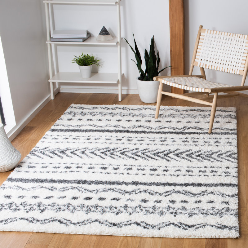 Kanatbek Shag Performance Southwestern Rug, Rectangle 4' x 6'