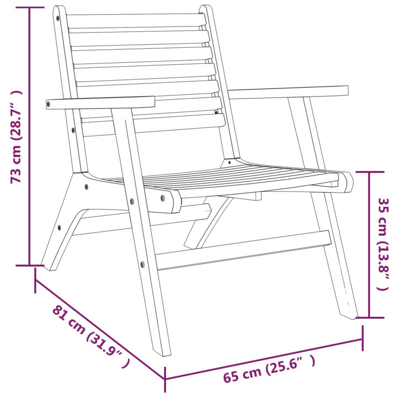 Kouerga 2 - Person Acacia Patio Dining Set with Square Table