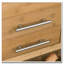 33.25" Bamboo Kitchen Island Cart on Wheels