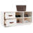 Shoe Bench With Storage -  Scandinavian Design With 2 Drawers And 4 Compartments, Easy Assembly-108803527