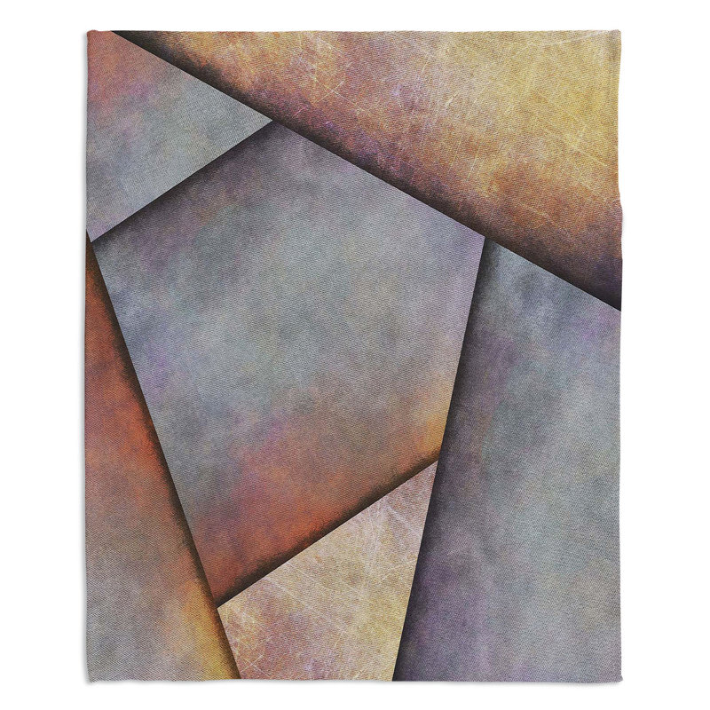 Hand Woven Throw Blanket, 68" W x 80" L
