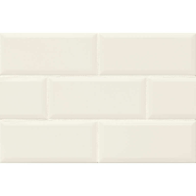 Nantucket 4" x 10" Ceramic Subway Tile, White