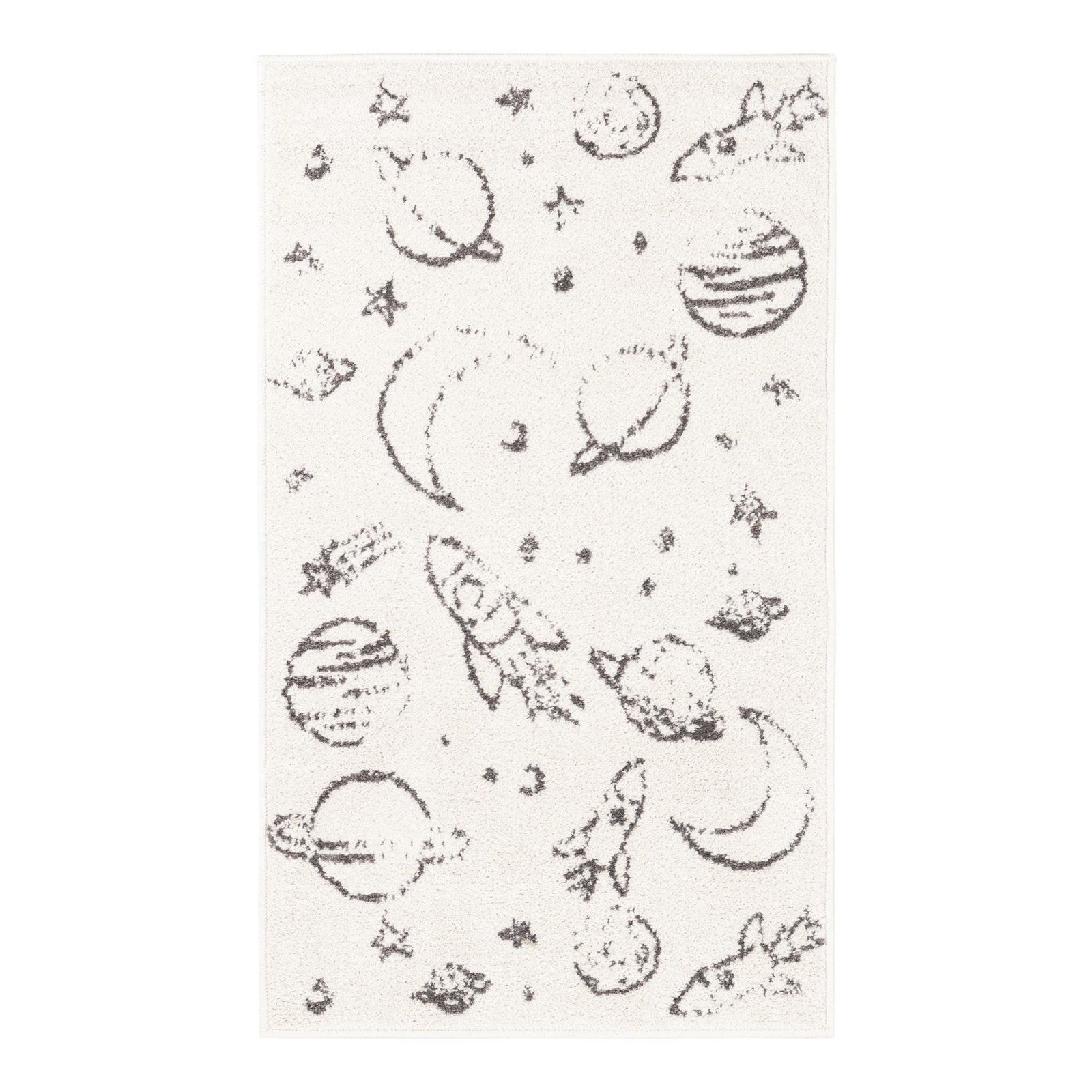 Kids Rug, Rectangle 3'11" x 5'11", Ivory