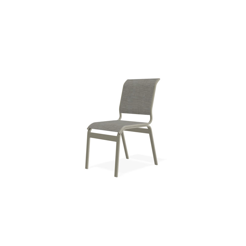 Chaise sans accoudoirs Aruba II, Burke, Tempête