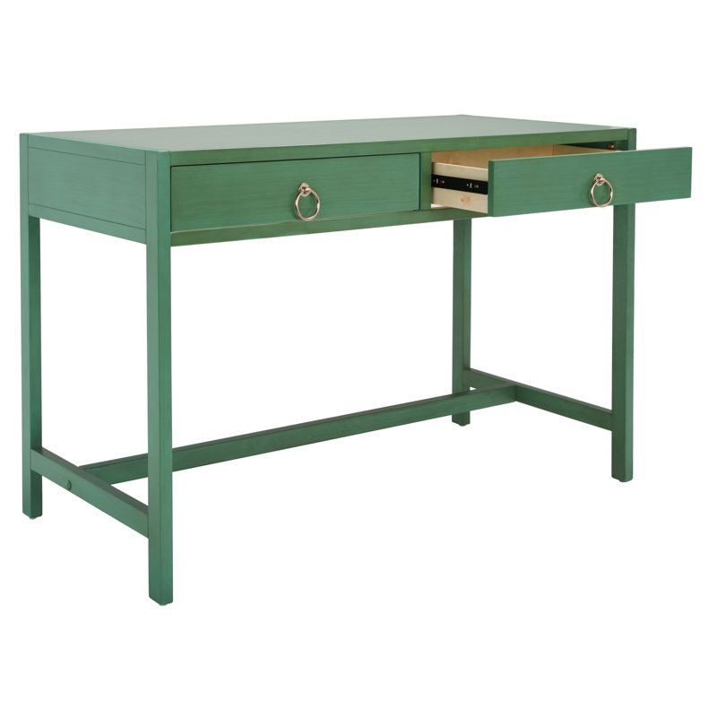 Bureau à 2 tiroirs Esther, Turquoise