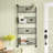 Black Charlotin Metal Tall Wire 5 Slot Magazine Rack Holder with Suspended Baskets and Label Slots-2015200780