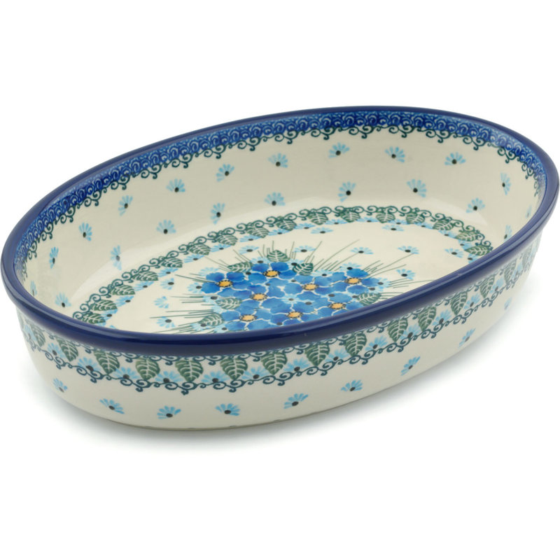 The Holiday Aisle® Rowen Oval Stoneware 1 - Piece Baker Set