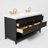 Momo 60" Freestanding Double Bathroom Vanity With White Quartz Vanity Top And White Undermount Basin-103966004-124322408