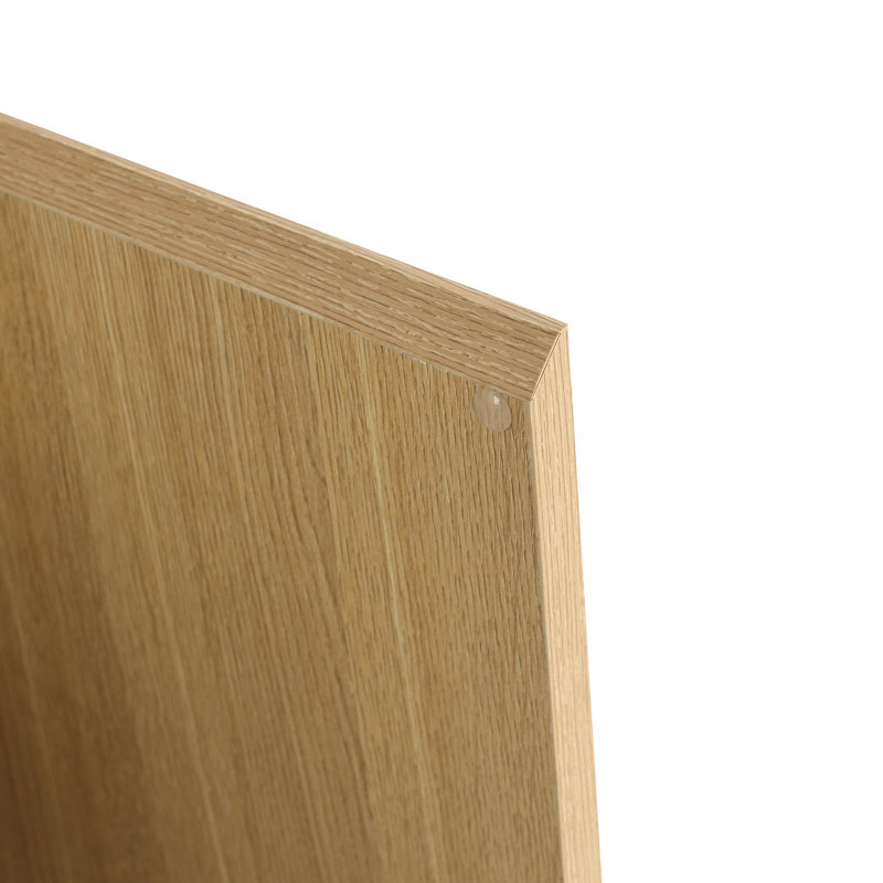 Meuble-lavabo de 61 cm avec lavabo en céramique, lavabo suspendu mural, rangement en bois à double porte pour salle de bain, chêne - Meuble-lavabo de 61 cm, rangement, style moderne