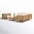 Maher Acacia 6 - Person Modular Patio Conversation Set with Cushions-8344900