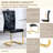 Mid-Century Modern Dining Chairs With PU Leather Cushioned Spring Pack-636162255-636162240-636162241