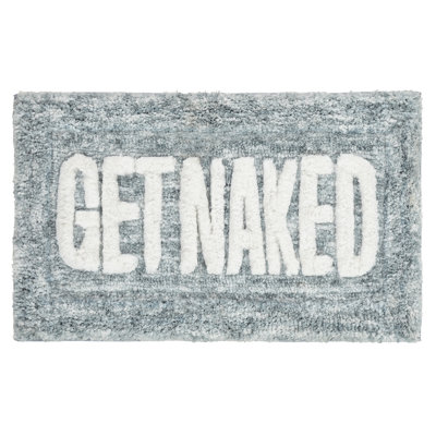 Get Naked Statement Bath Rug