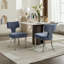Dining Chairs Set of 2 with nails decoration and metal legs-330948113-330948117