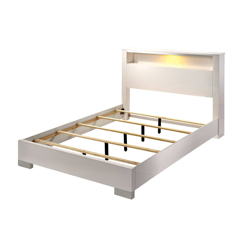 Karole Bookcase Bed, King, White