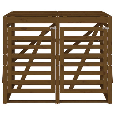 Neki Wooden Double Bin Store