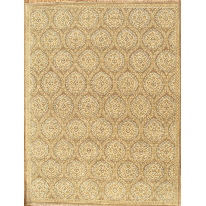 Tapis décoratif en laine noué à la main