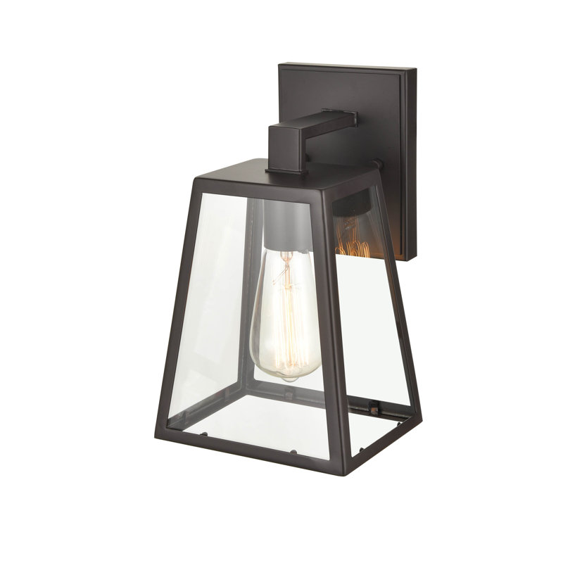 Marcantel Wall Light, Bronze, 11.25" H x 7" W x 7 " D