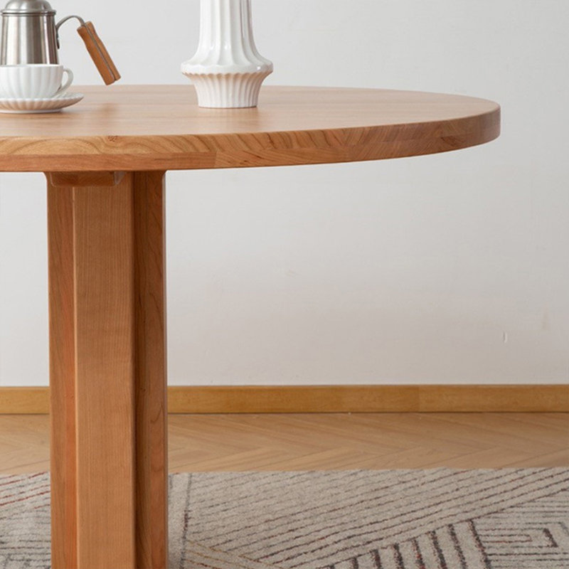 Table de salle à manger Burlywood, H 29,53 po x L 39,37 po x l 39,37 po
