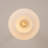 1-Light Ribbed Glass Semi-Flush Mount Ceiling Light