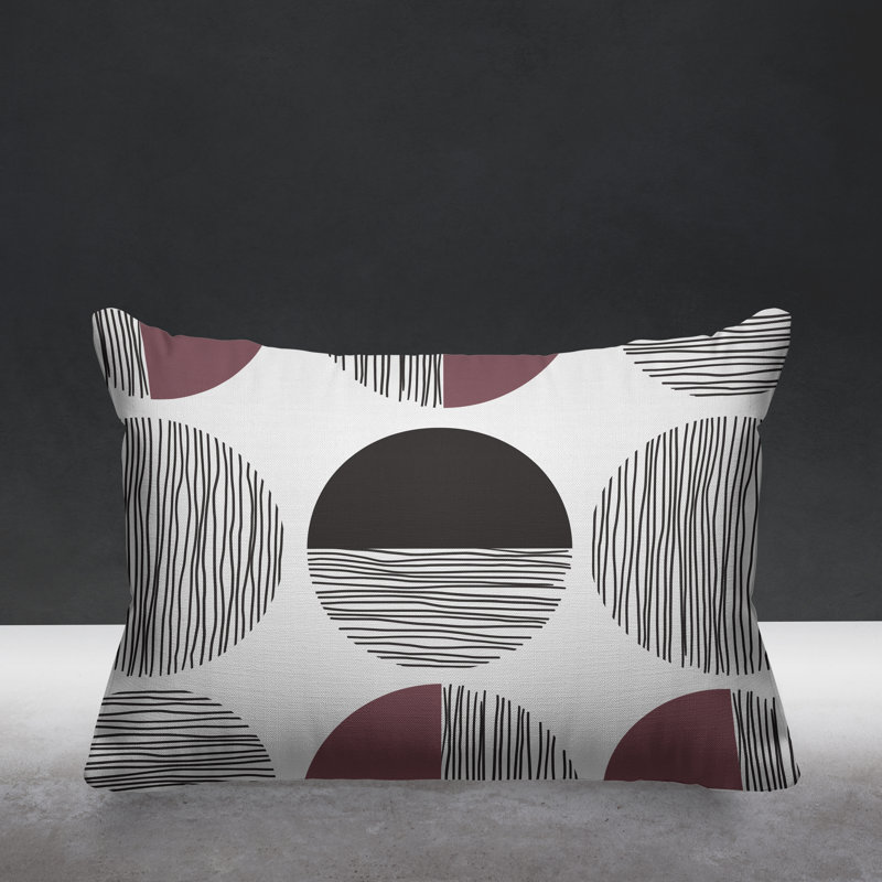 Coussin intérieur / extérieur Dubo, Mauve