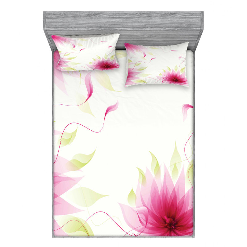 Microfiber Sheet Set, Queen Sheet Set + Fitted Sheet + 2 Pillowcases