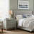 4-Drawer Storage Nightstand in Antique Gray with French Dovetail Construction and Faux Keyhole Accents for Elegant Bedrooms-614804559