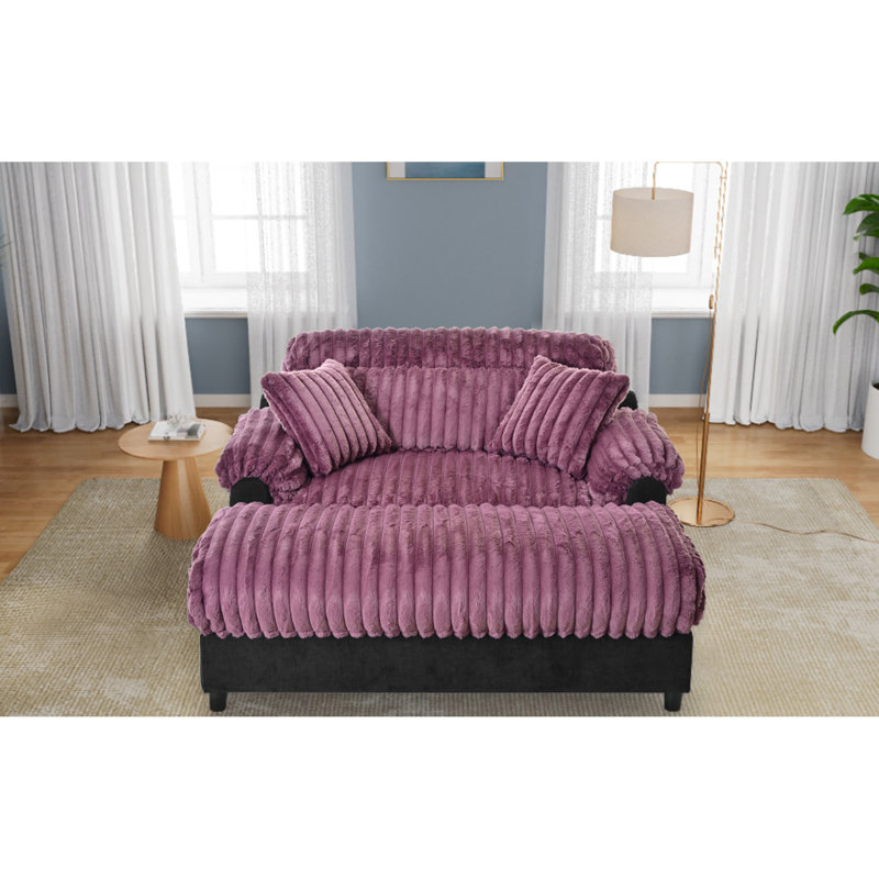 Canapé-lit moderne 62 po Cloud Chaise Cozy