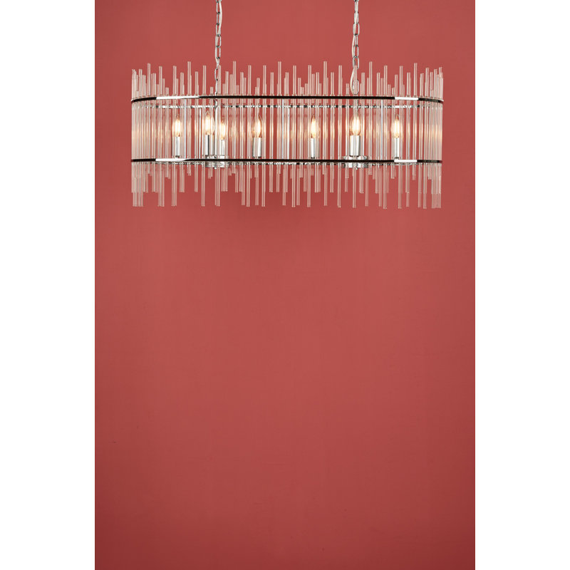 Clydine 8 - Light Polished Chrome Pendant