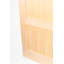 3 Panel Shaker Unfinished Wood Door - Vertical Grain-102719849