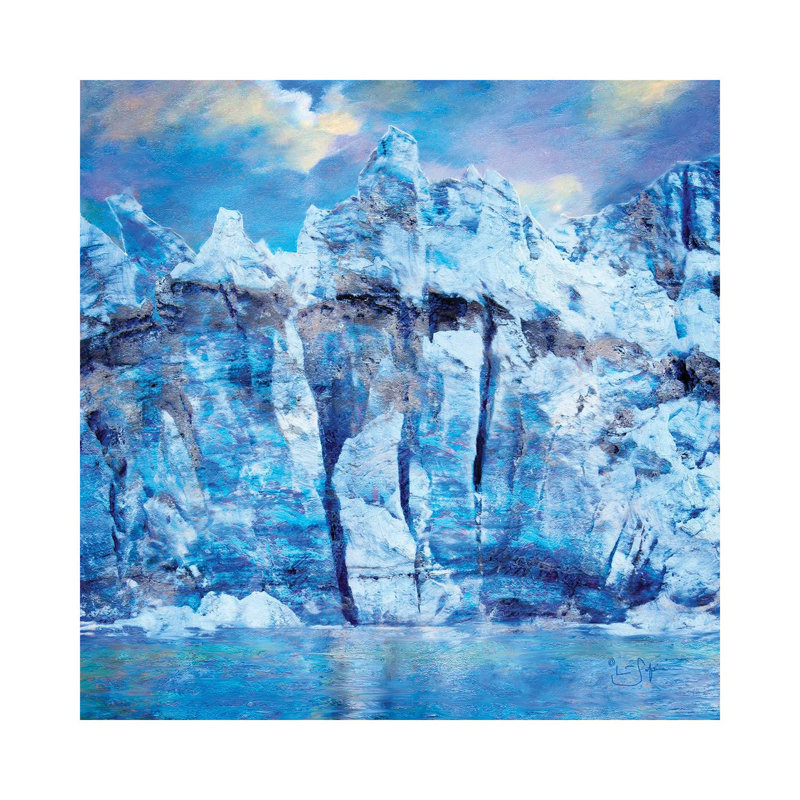 Glacier Bay by Lisa Robinson - Wrapped Canvas Painting, 45.72 cm H x 45.72 cm W x 1.91 cm D