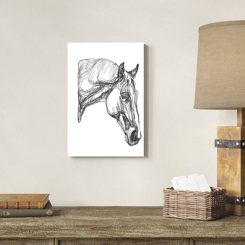 Equine Contour III, H 36 po x l 24 po x P 1,25 po