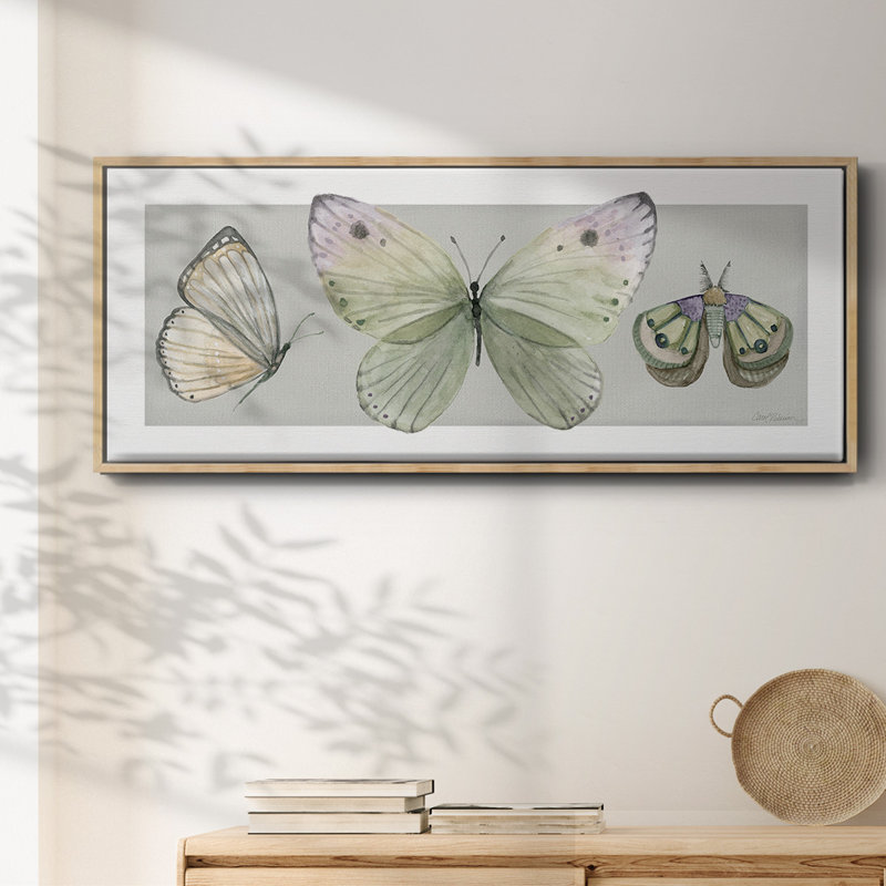 Pretty Insects II- Framed Canvas