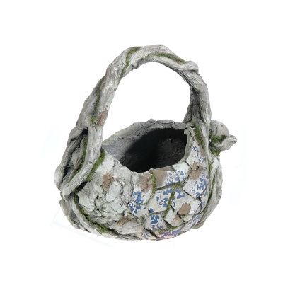 Jardinière d'extérieur (panier en mosaïque)