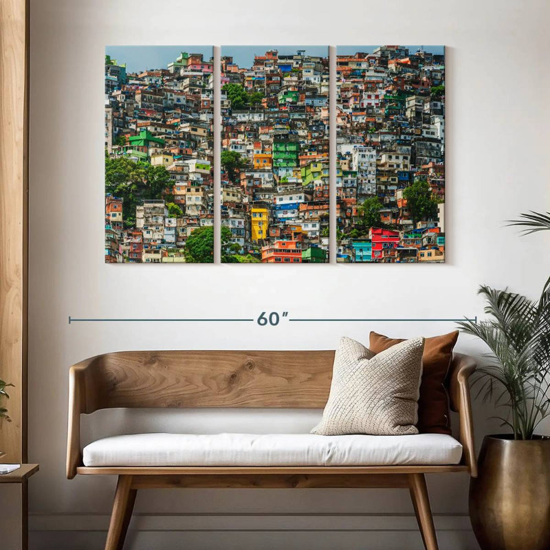 Lilie Rocinha Favela, H 32 po x l 50 po