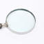 Elegant Cream & Black Resin Handle Magnifying Glass 
