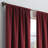 Eclipse Solid Thermapanel Room Darkening Rod Pocket Curtain, Window Curtain for Bedroom and Living Room, (1 Panel), 54 in Wide x 54 in Long, Merlot-2115265951-2129112917
