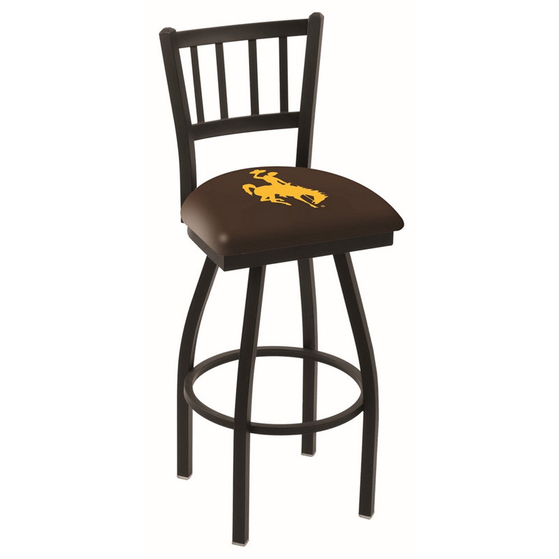 Tabouret de comptoir pivotant de 25 po NCAA, Cowboys du Wyoming, 25 po de hauteur