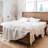 Linen Cotton Flat Sheet(Dusty Blue,King)-127119697-127119706