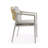 Set Of 2 Outdoor Patio Dining Chair, PE Wicker Rattan Woven Armchair Seating